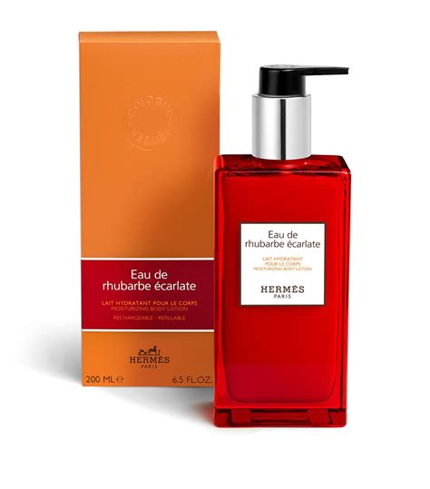 hermes eau de rhubarbe 200ml|Hermes rhubarb soap.